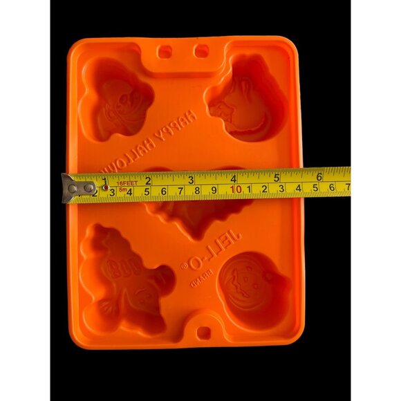 Vintage Jello Jigglers Halloween Orange Jello Molds 1996 Set of 6 Shots Ice Mold - Picture 5 of 5